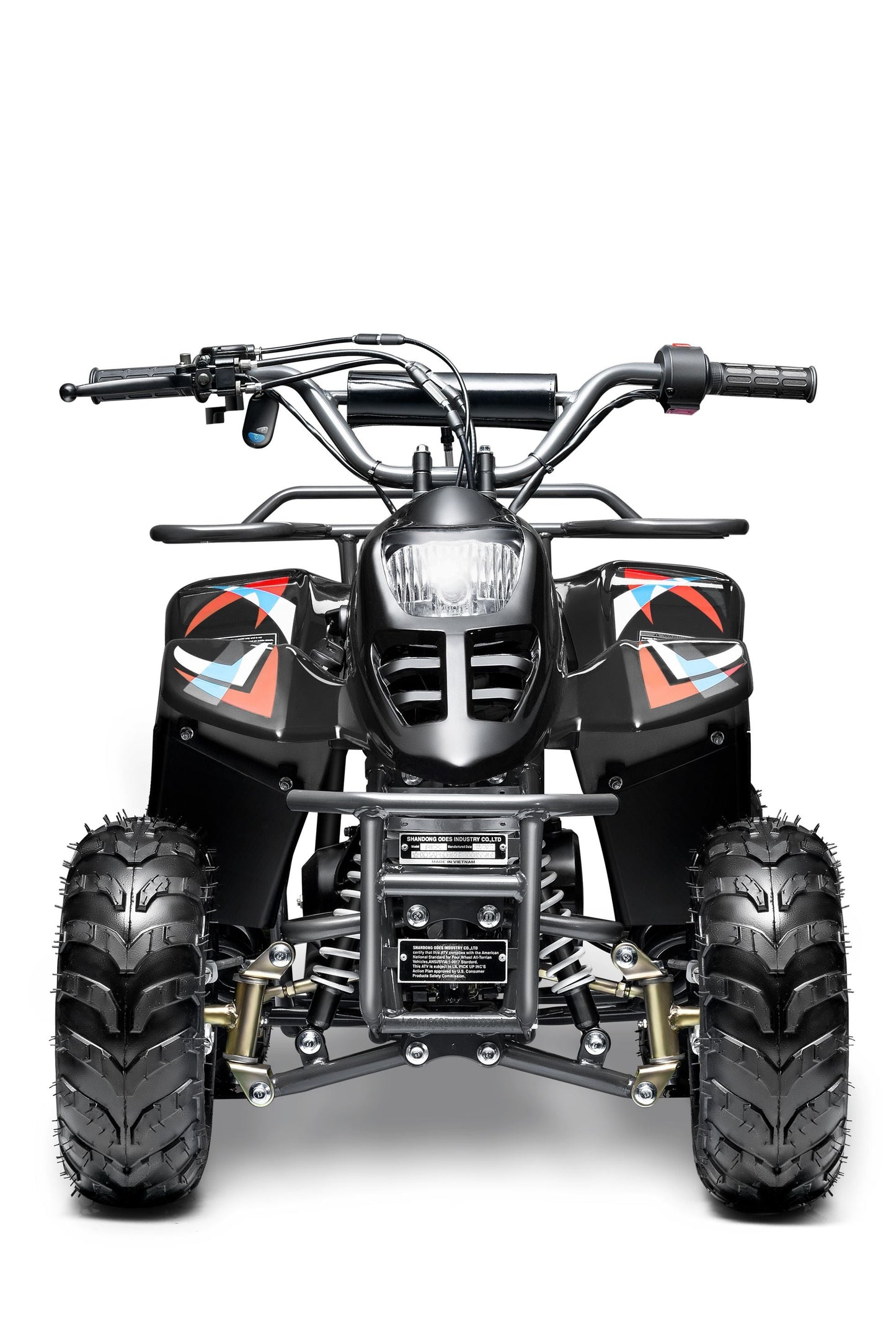 GAS 110cc ATV Quad 4 Wheeler with Off-Road Tires - 220lbs Weight Capacity - Tested and Fully Assembled