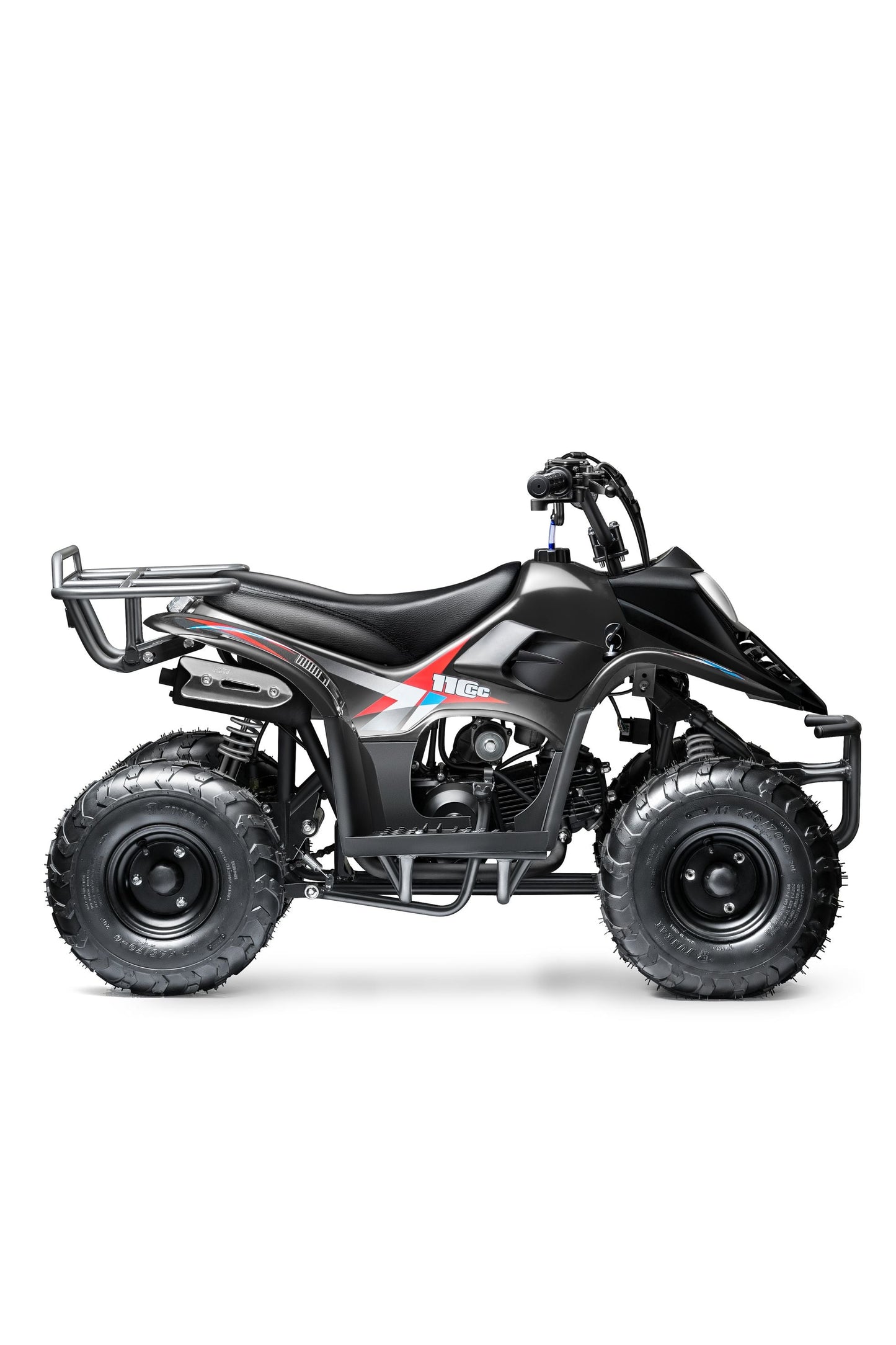 GAS 110cc ATV Quad 4 Wheeler with Off-Road Tires - 220lbs Weight Capacity - Tested and Fully Assembled