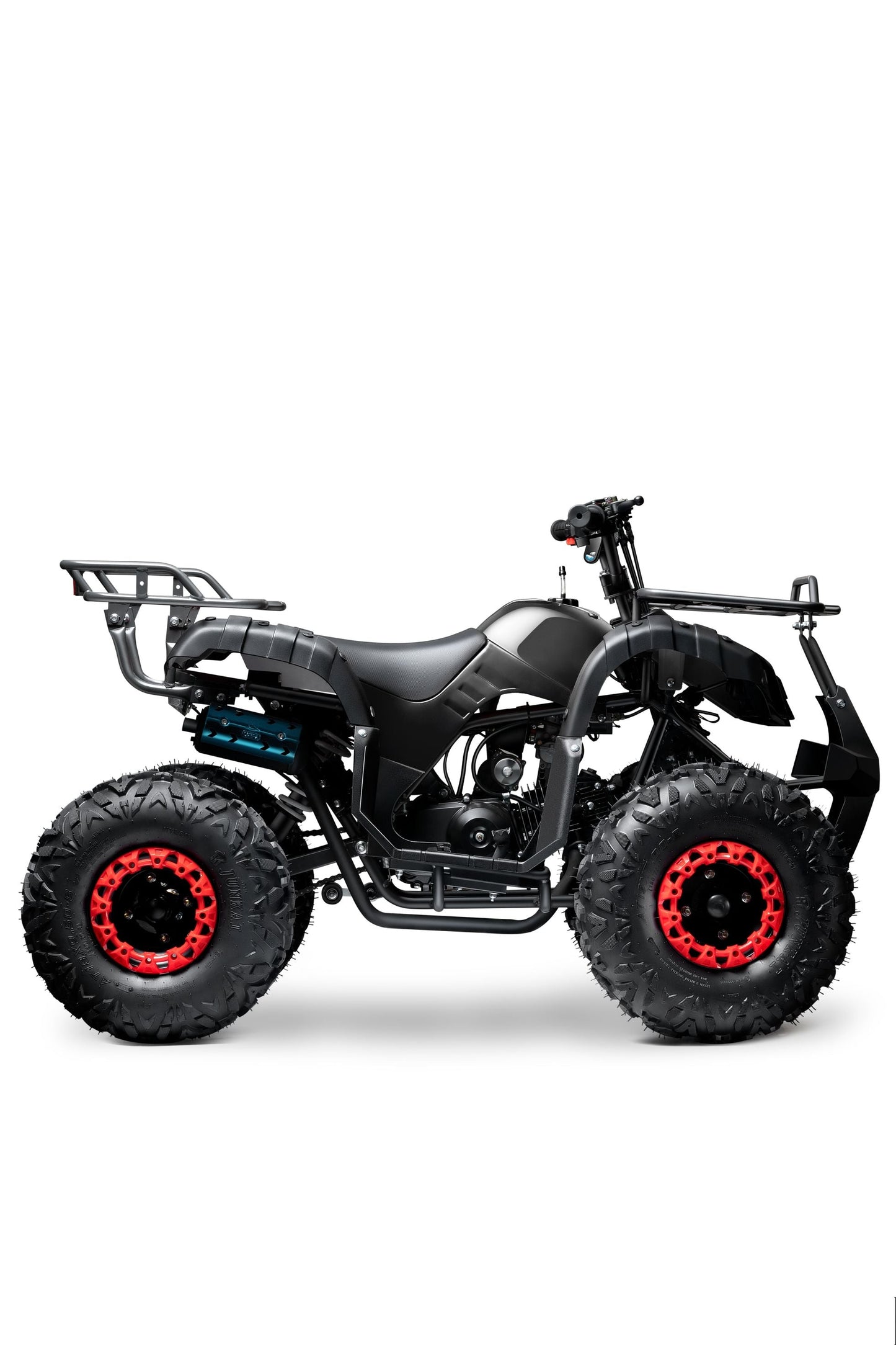 GAS 125cc ATV Quad 4 Wheeler with Off-Road Tires - 220lbs Weight Capacity - Tested and Fully Assembled