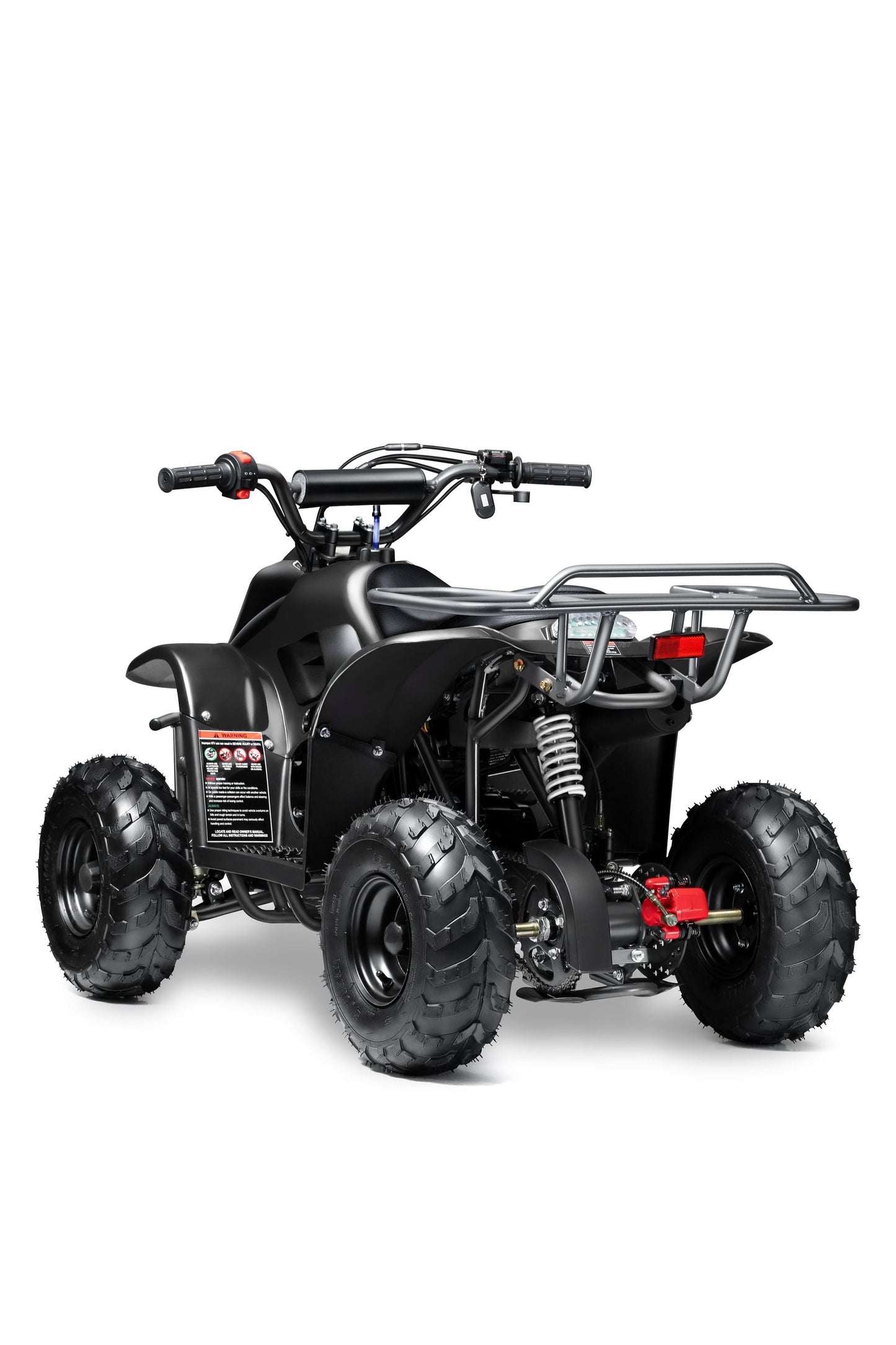 GAS 110cc ATV Quad 4 Wheeler with Off-Road Tires - 220lbs Weight Capacity - Tested and Fully Assembled