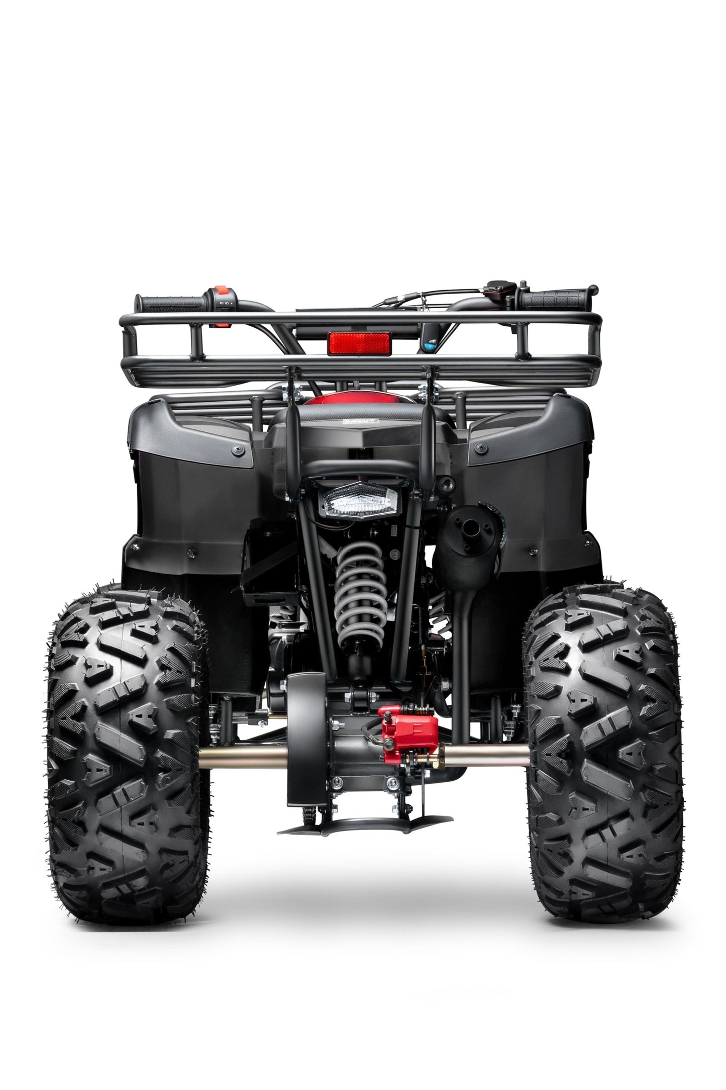 GAS 125cc ATV Quad 4 Wheeler with Off-Road Tires - 220lbs Weight Capacity - Tested and Fully Assembled