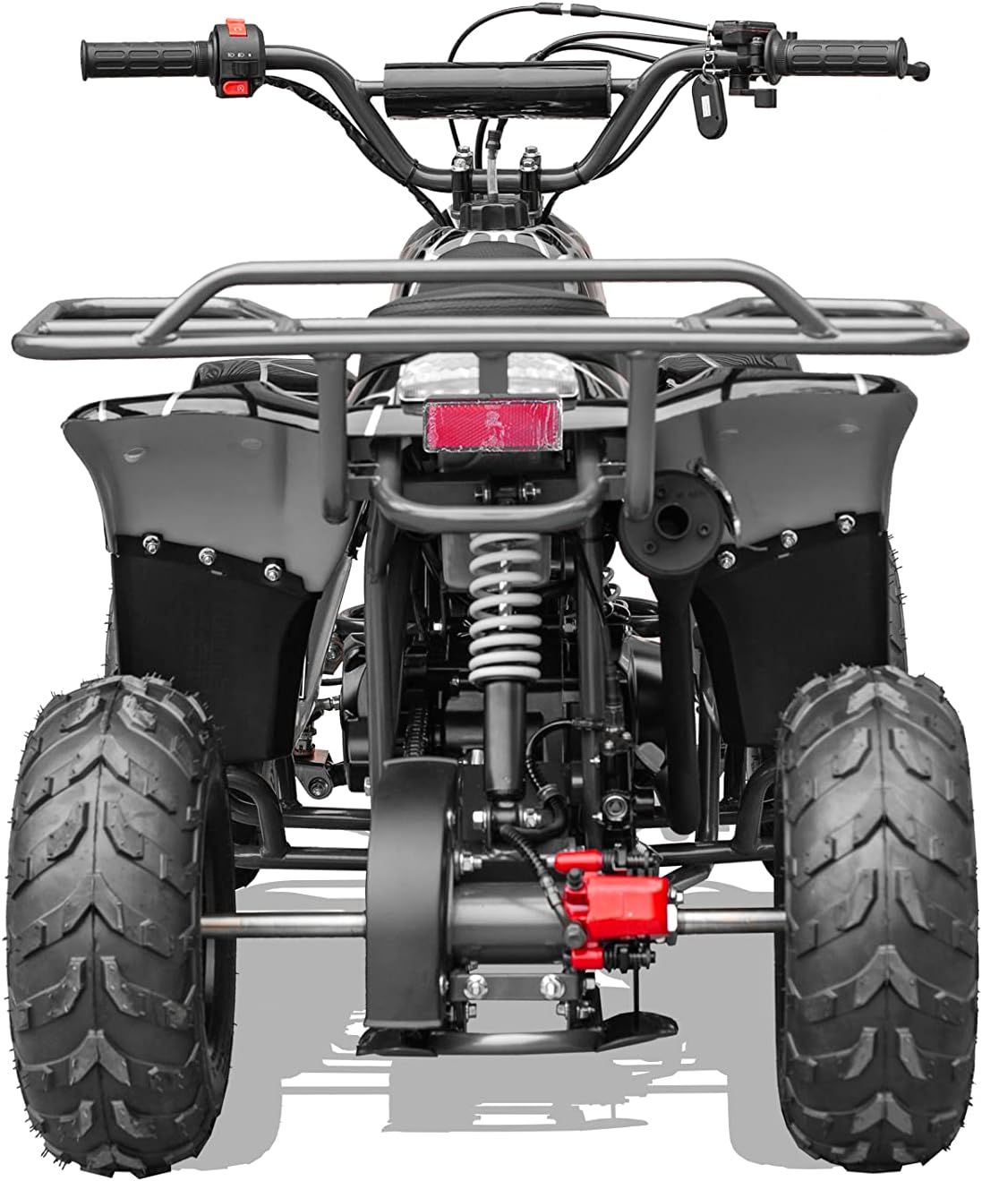 GAS 110cc ATV Quad 4 Wheeler with Off-Road Tires - 220lbs Weight Capacity - Tested and Fully Assembled