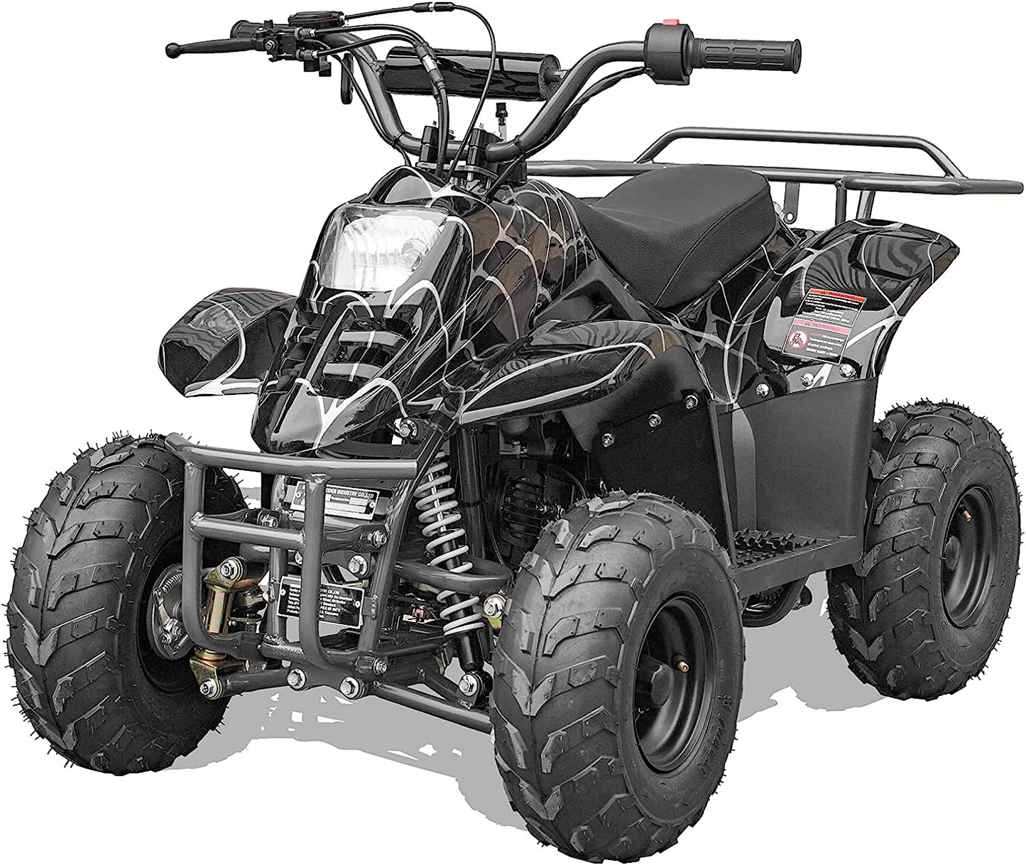 GAS 110cc ATV Quad 4 Wheeler with Off-Road Tires - 220lbs Weight Capacity - Tested and Fully Assembled