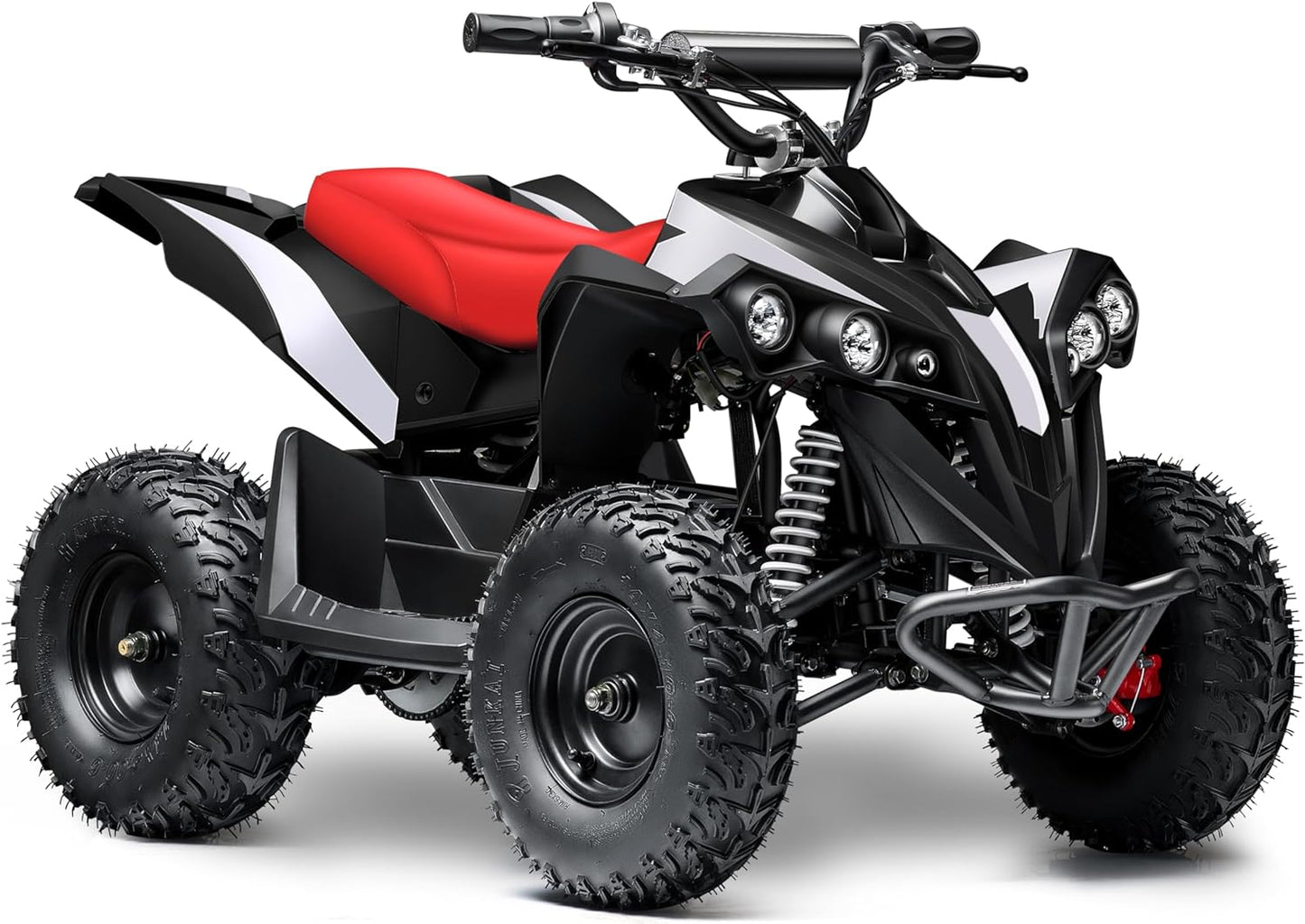 Electric ATV Quad 4 Wheeler 36V with Off-Road Tires - 220lbs Weight Capacity - Tested and Fully Assembled