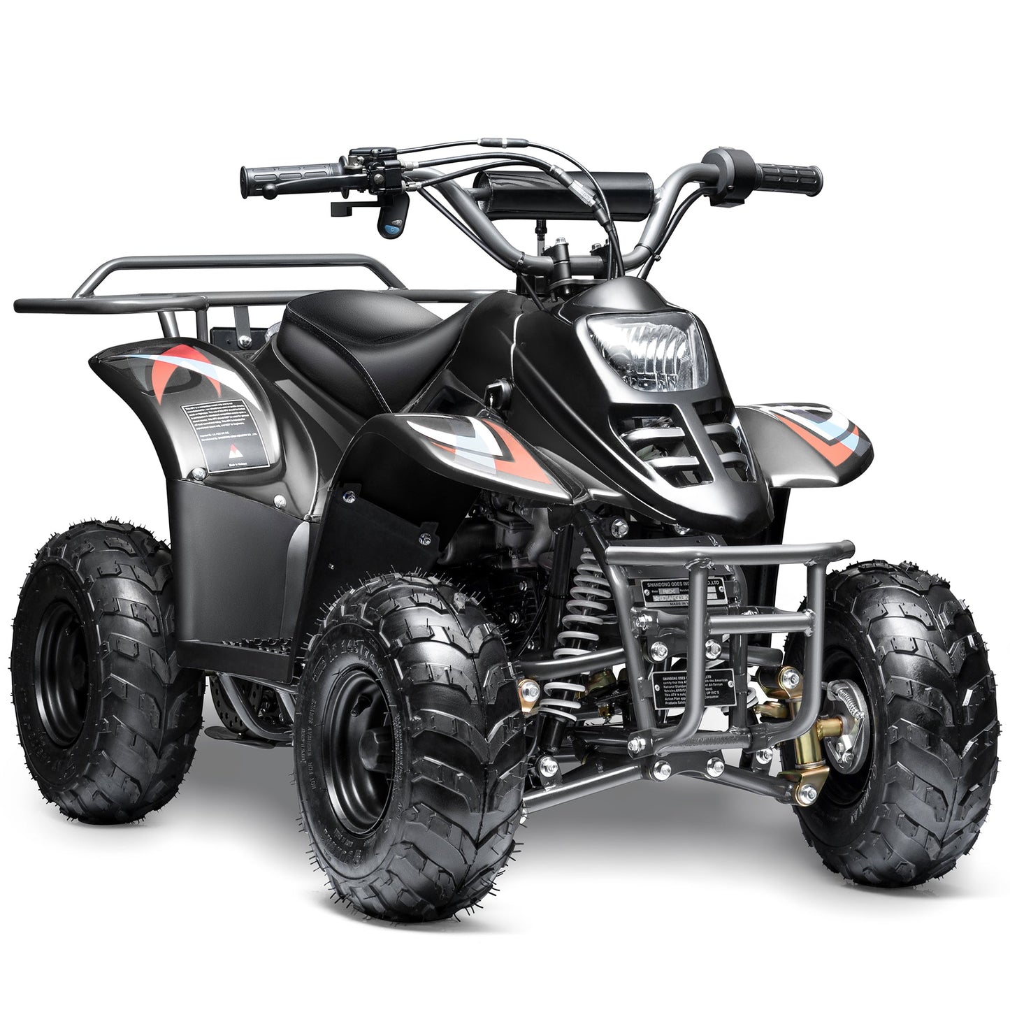 GAS 110cc ATV Quad 4 Wheeler with Off-Road Tires - 220lbs Weight Capacity - Tested and Fully Assembled