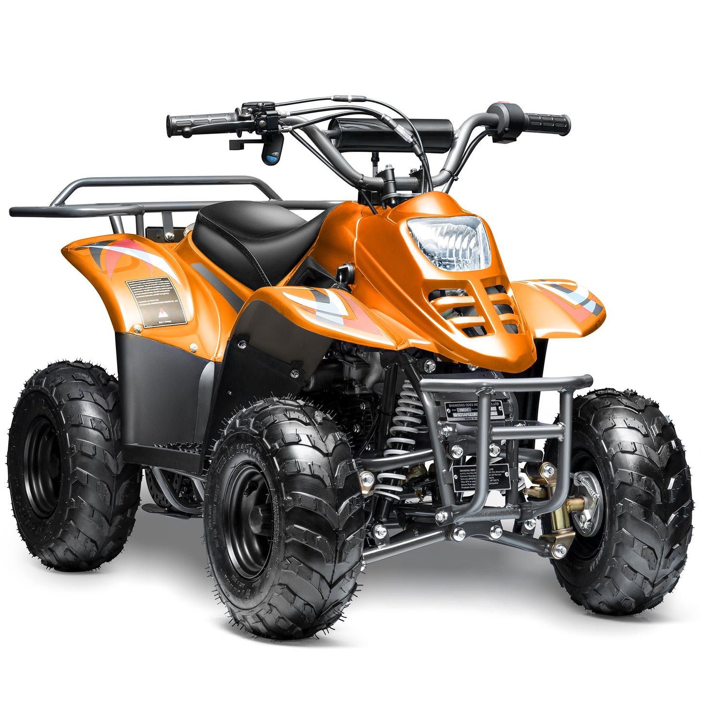 GAS 110cc ATV Quad 4 Wheeler with Off-Road Tires - 220lbs Weight Capacity - Tested and Fully Assembled