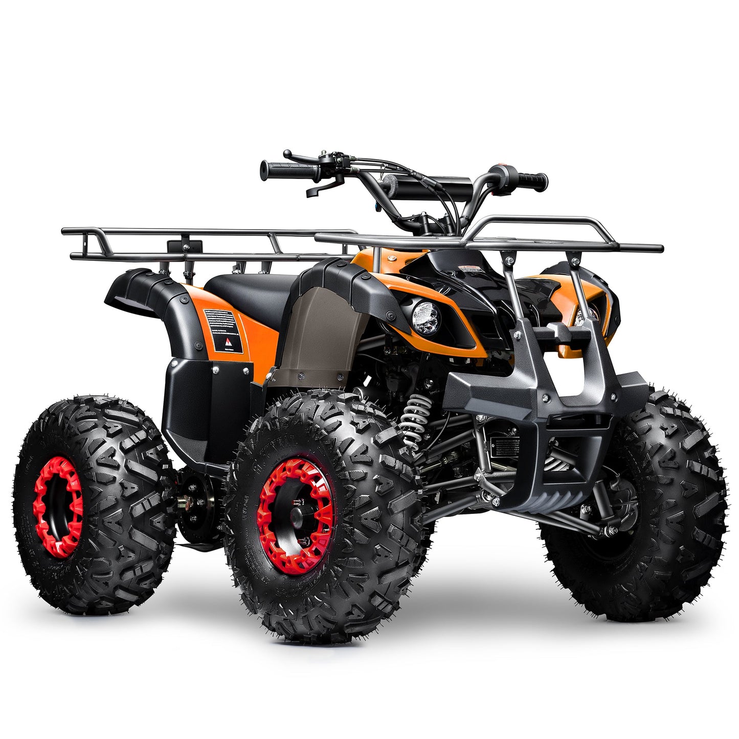 GAS 125cc ATV Quad 4 Wheeler with Off-Road Tires - 220lbs Weight Capacity - Tested and Fully Assembled