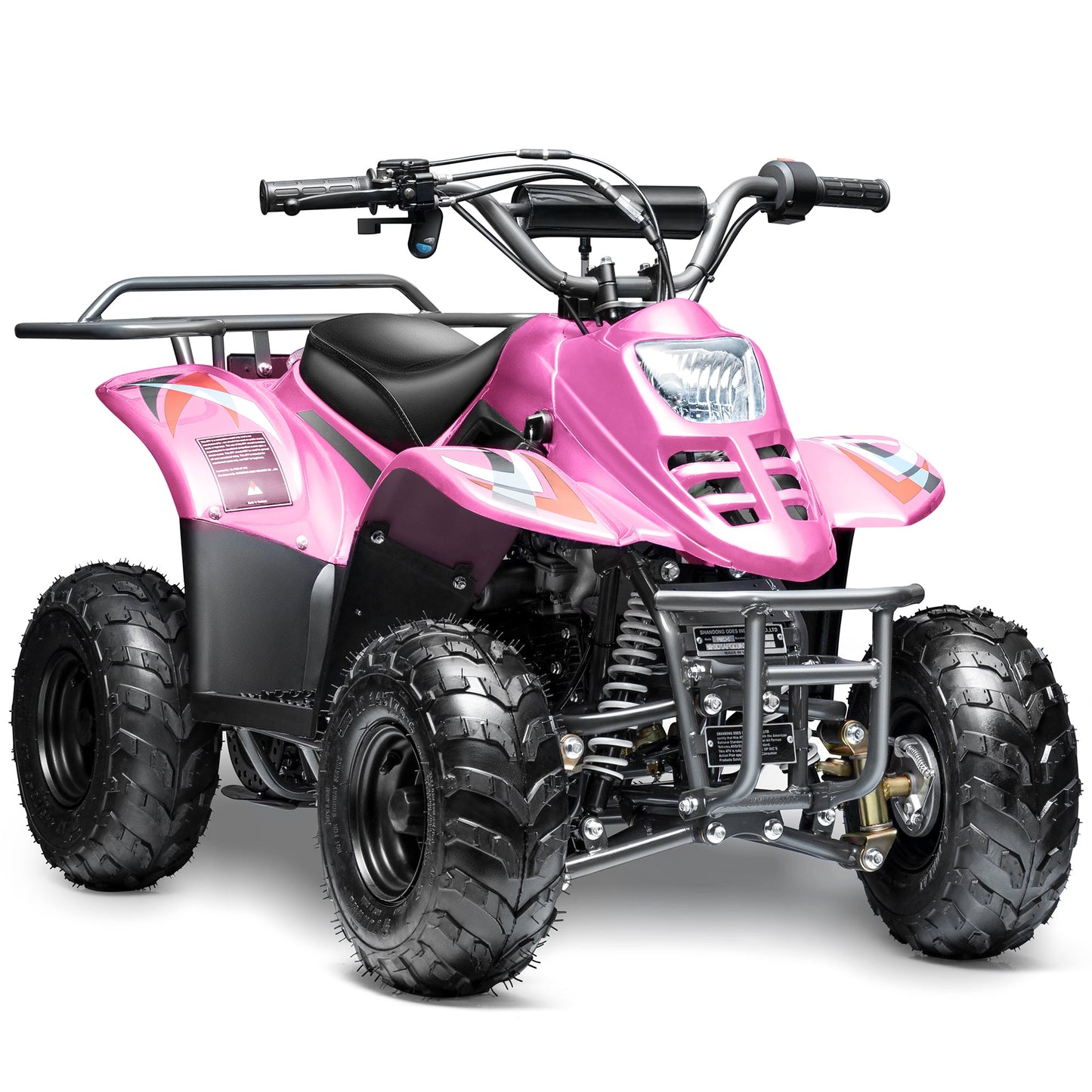 GAS 110cc ATV Quad 4 Wheeler with Off-Road Tires - 220lbs Weight Capacity - Tested and Fully Assembled