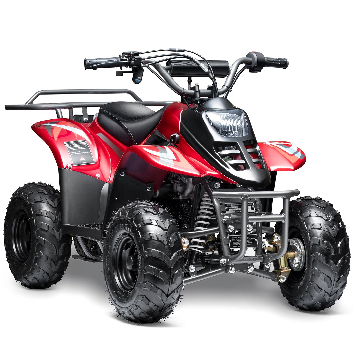 GAS 110cc ATV Quad 4 Wheeler with Off-Road Tires - 220lbs Weight Capacity - Tested and Fully Assembled