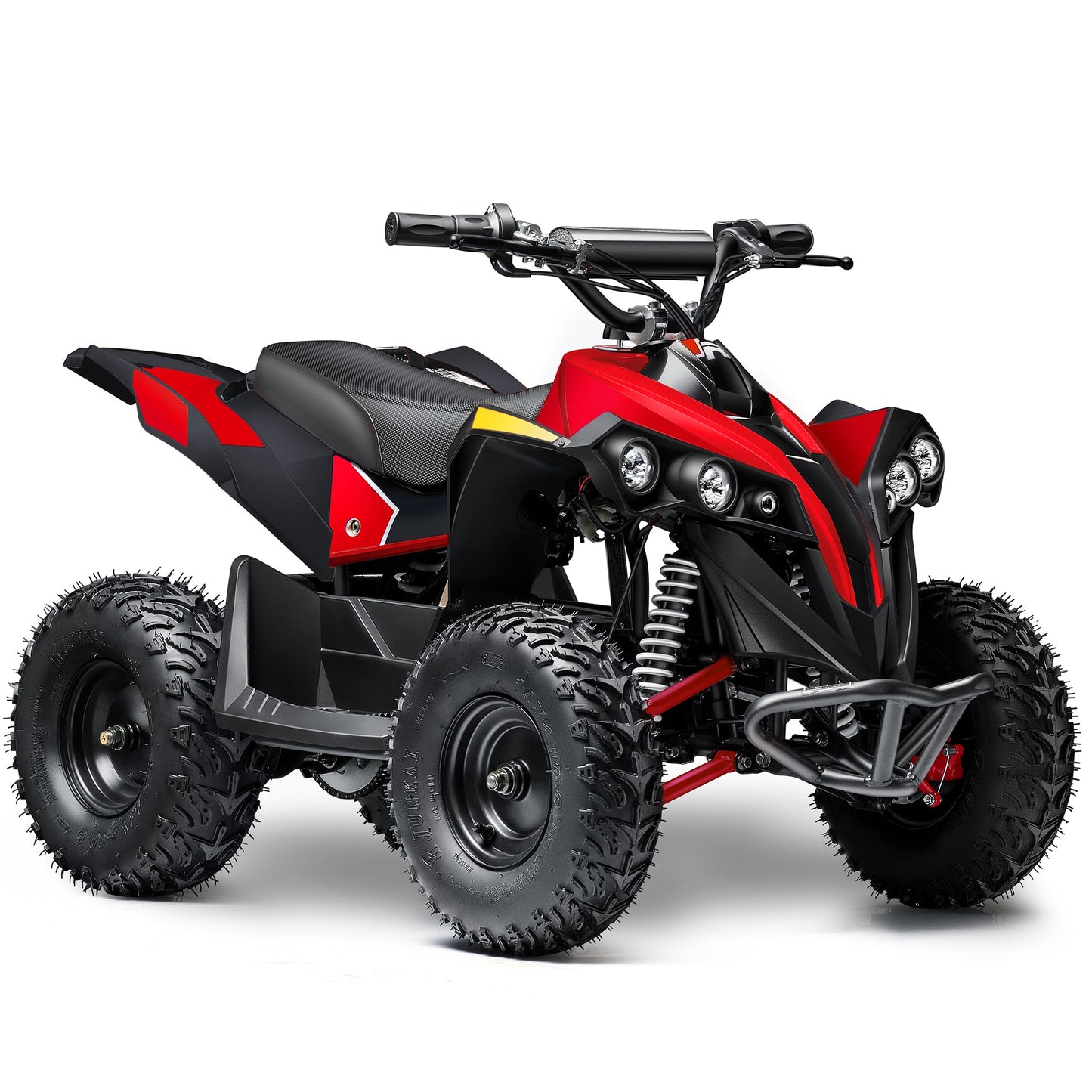 Electric ATV Quad 4 Wheeler 36V with Off-Road Tires - 220lbs Weight Capacity - Tested and Fully Assembled