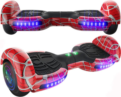 Hoverboard for Kids, with Bluetooth Speaker and LED Lights 6.5" Self Balancing Scooter Hoverboard for Kids Ages 6-12