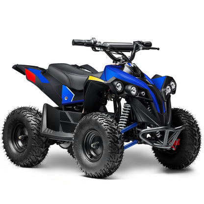 Electric ATV Quad 4 Wheeler 36V with Off-Road Tires - 220lbs Weight Capacity - Tested and Fully Assembled